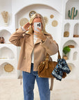 VESTE SERVANE CAMEL