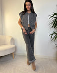 VESTE LÉONIE GRIS