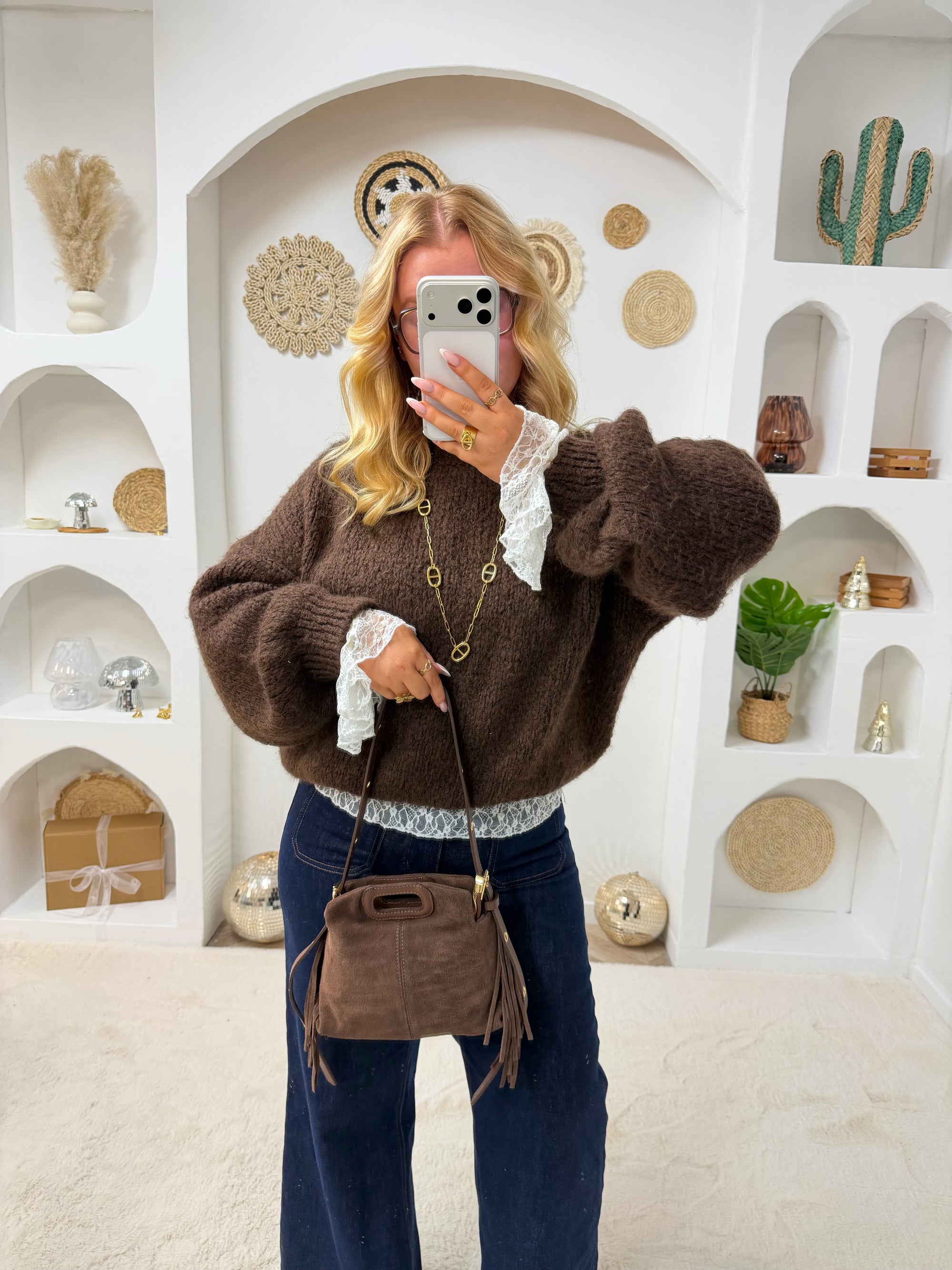 PULL ANALOU CHOCOLAT