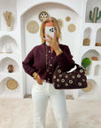 GILET CHLOÉ BORDEAUX