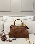 SAC ALIX XL COGNAC MAT