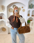 PULL NINON MARRON