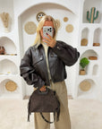 VESTE SOLINE CHOCOLAT