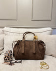 SAC CLÉO SUÉDINE FULL MARRON