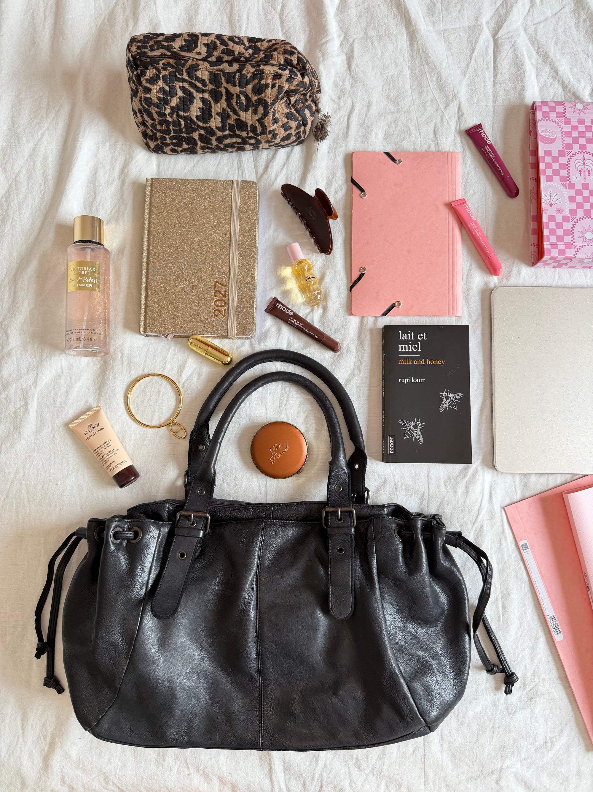 SAC JULIETTE NOIR XL CUIR NOBLE
