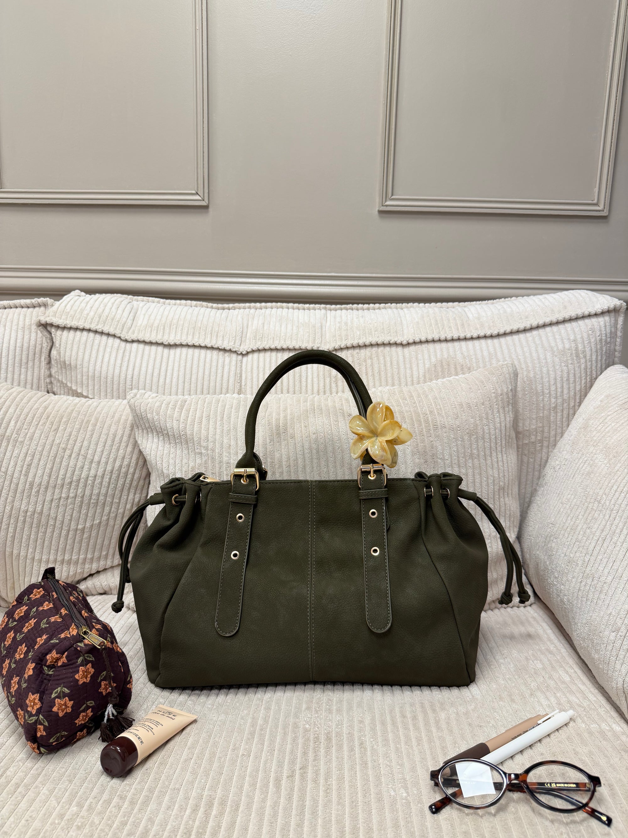 SAC CLÉO GRAINÉ KAKI