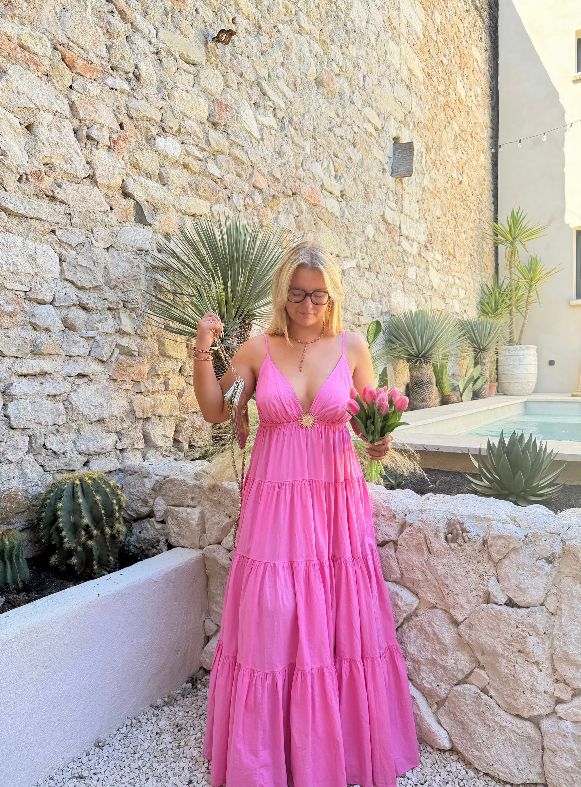 ROBE SOLEIL ROSE