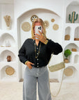 GILET CHLOÉ NOIR