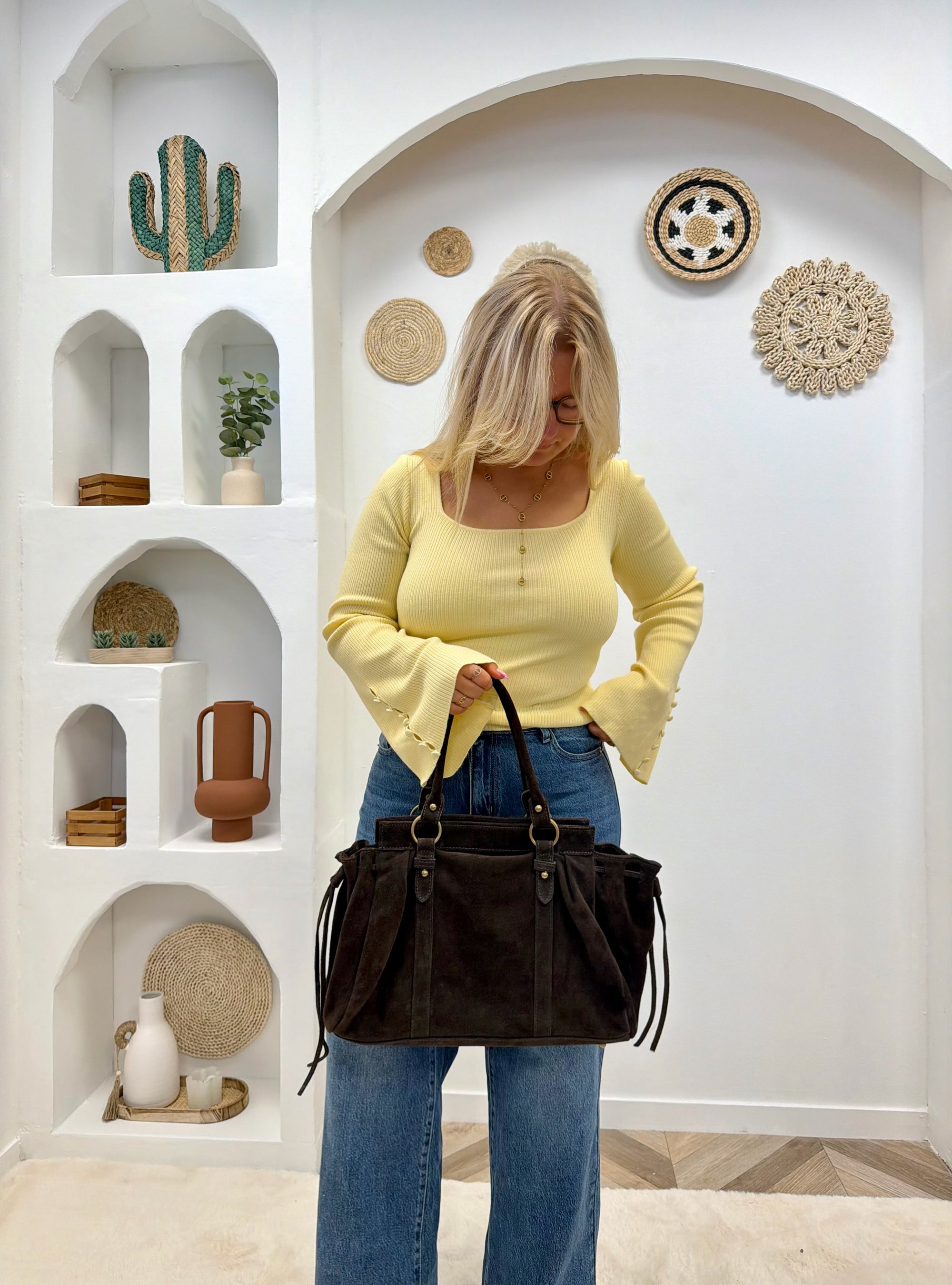 HAUT DALIA JAUNE