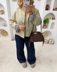 TRENCH APPOLINE BEIGE - COL HAUT