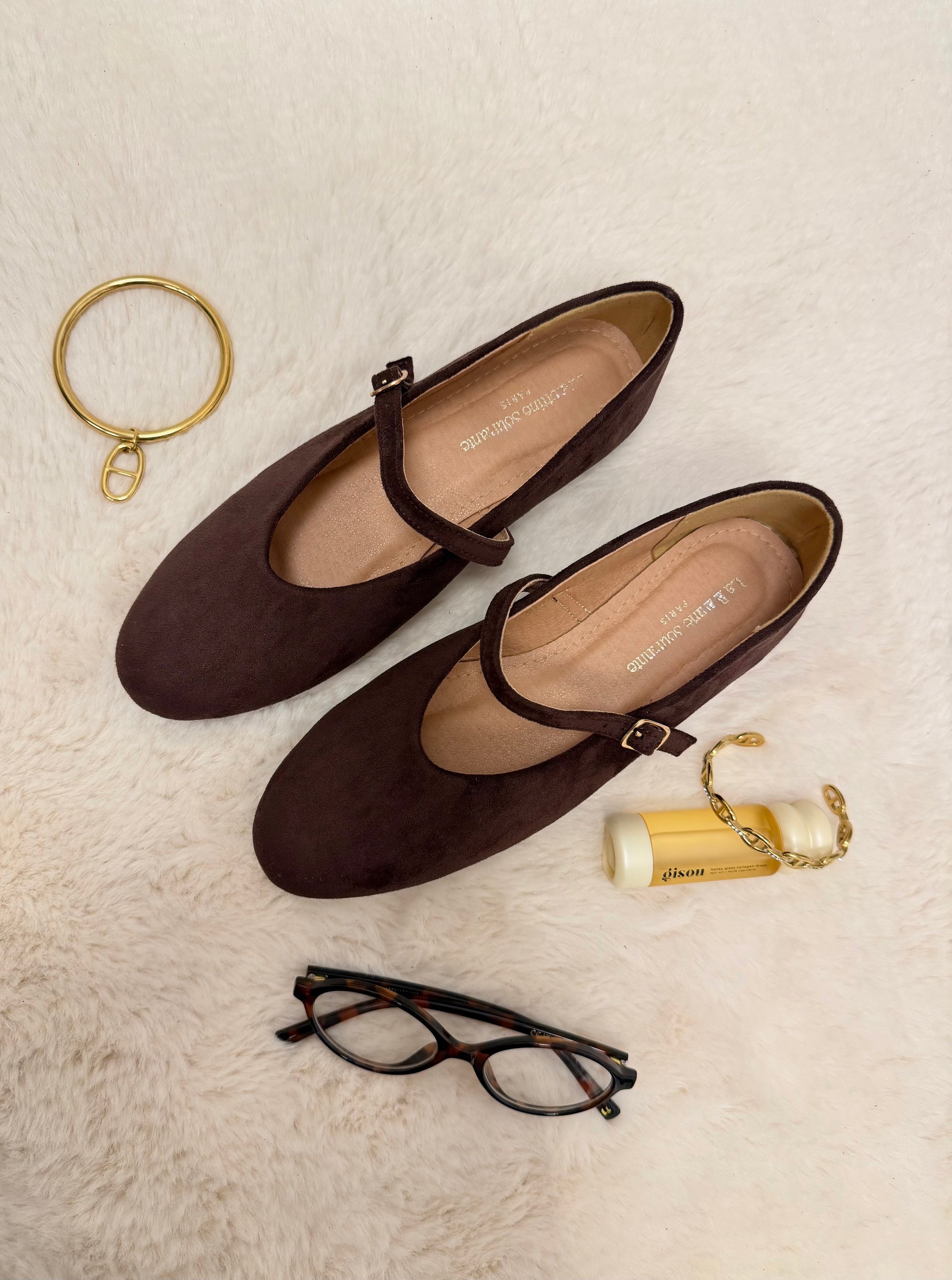 BALLERINES LILOU MARRON