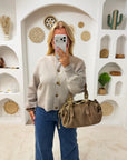 GILET CAMILLE TAUPE