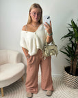 PANTALON LOU-ANN TERRACOTTA