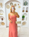 ROBE DIANE TERRACOTTA