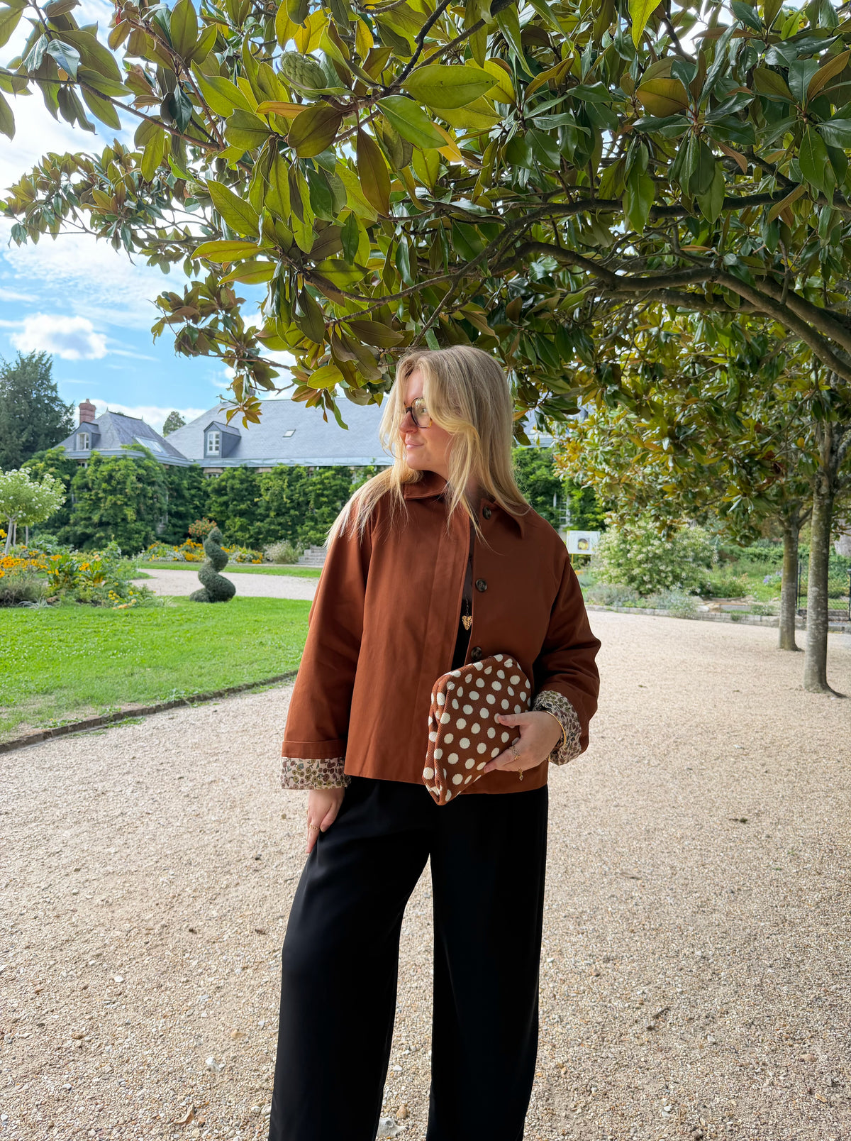 TRENCH LIBERTY DANAÉ COGNAC