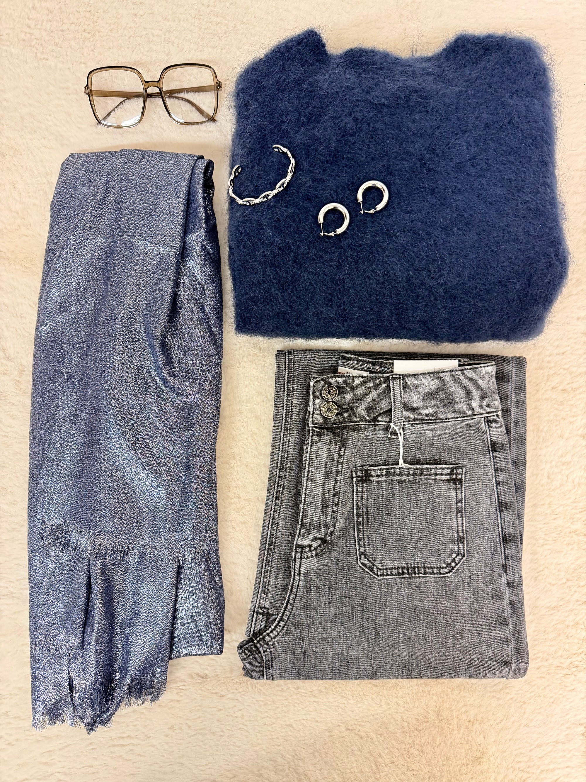 JONC ARWEEN STRASS ARGENTÉ