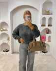 PULL CHLOÉ GRIS FONCÉ