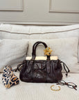 SAC LIORAH CUIR NOBLE CHOCOLAT