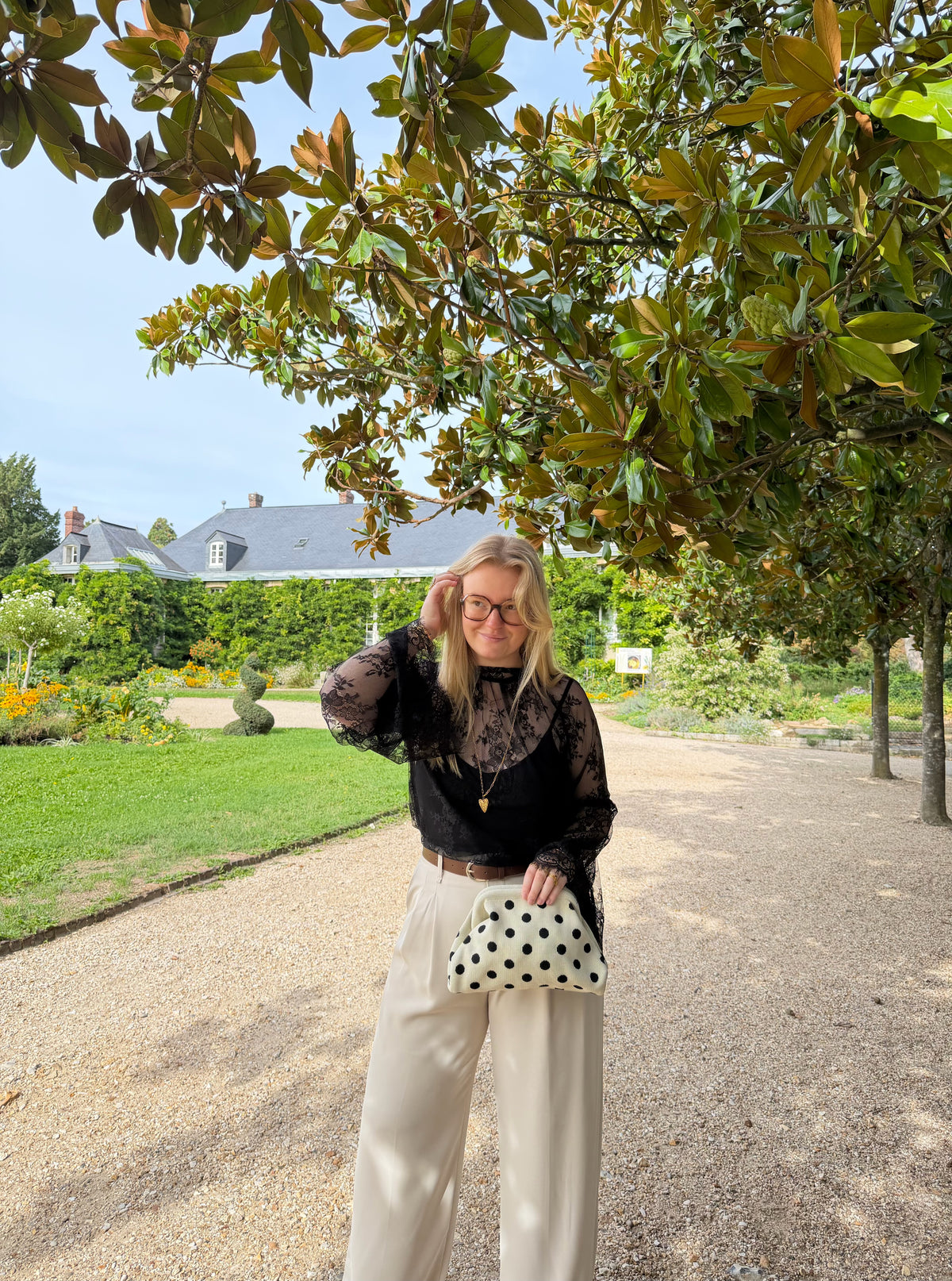 HAUT CLÉMENCE DENTELLE NOIR