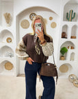 BLOUSE CAMÉLIA TAUPE