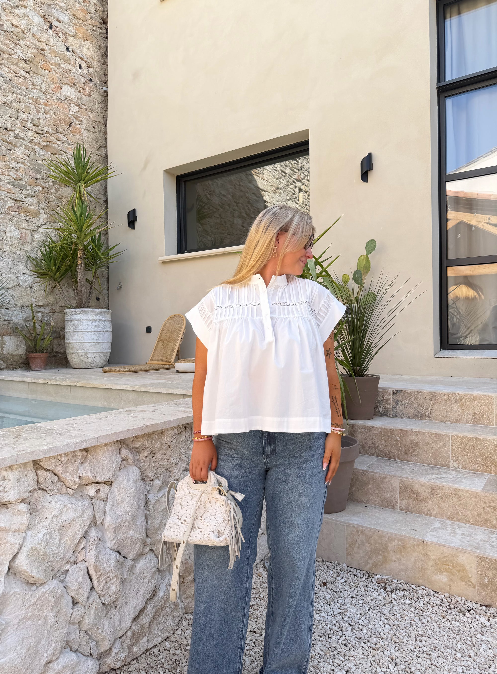 BLOUSE FLAVIE BLANCHE