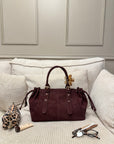 SAC CLÉO GRAINÉ BORDEAUX