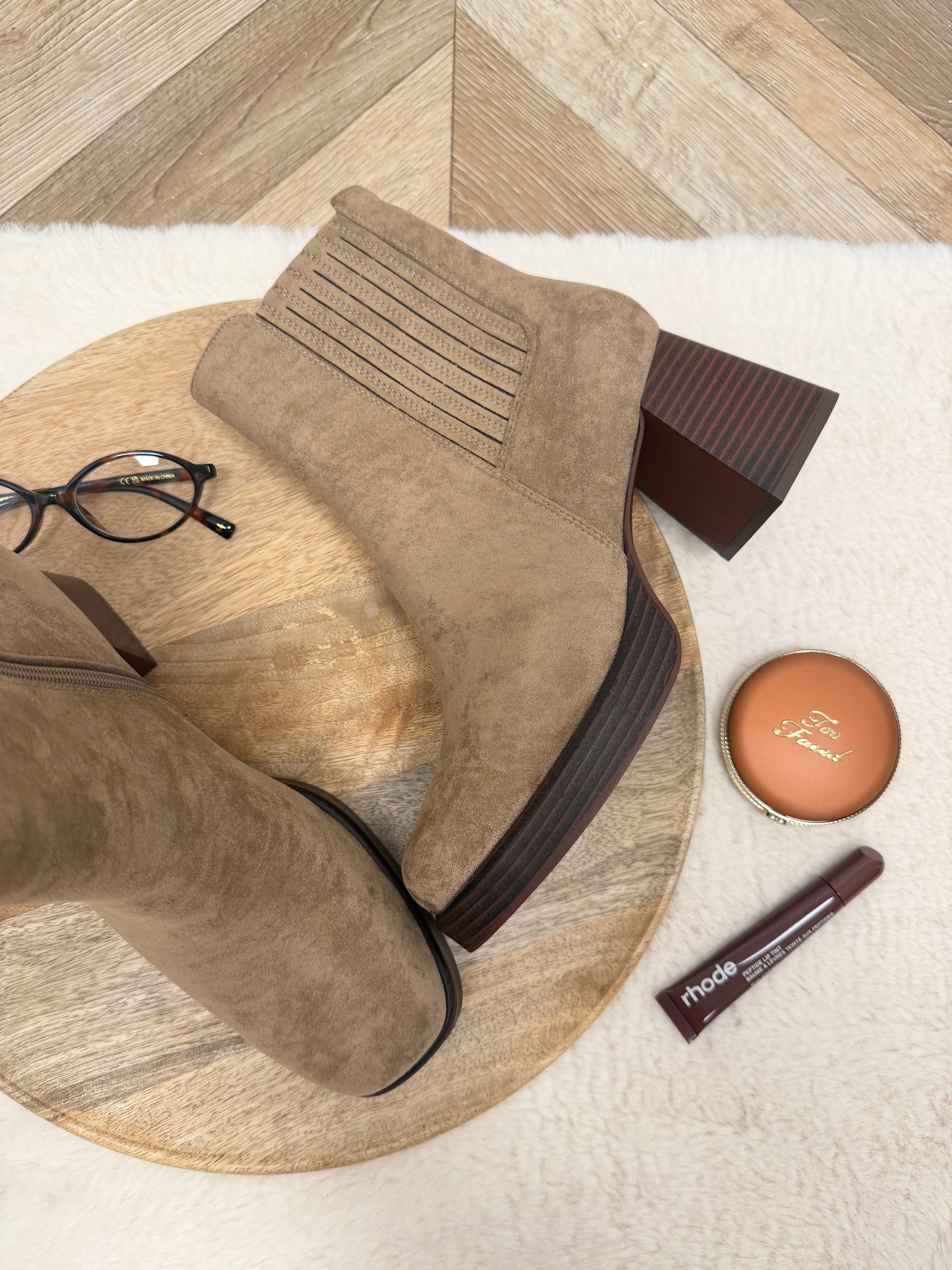 BOTTINES TOSCANE TAUPE