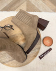 BOTTINES TOSCANE TAUPE