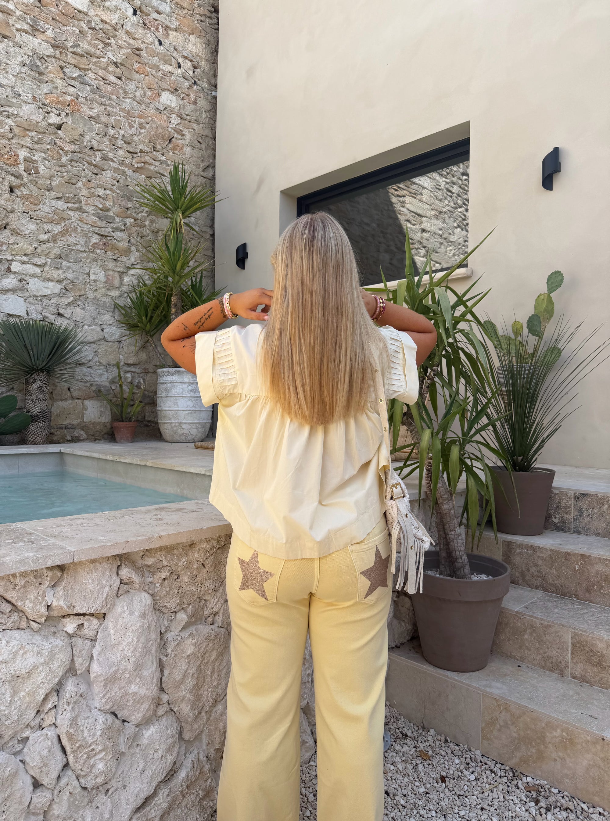BLOUSE FLAVIE JAUNE BÉBÉ