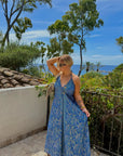 ROBE DOLCE BLEU FONCÉ