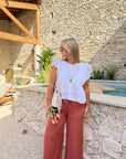 PANTALON MAUREEN TERRACOTTA