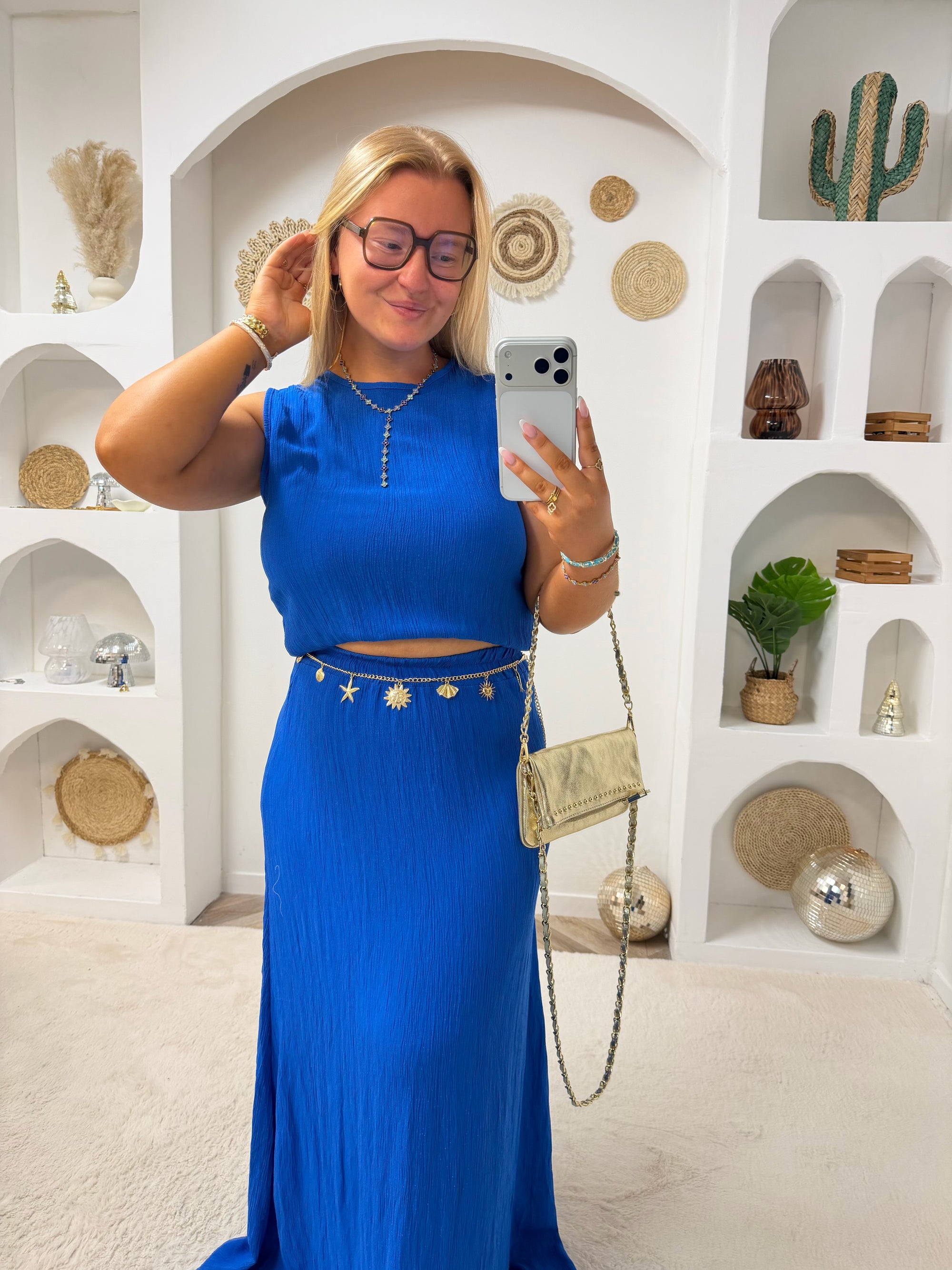 ENSEMBLE LARA BLEU ROI