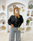 GILET CHLOÉ NOIR