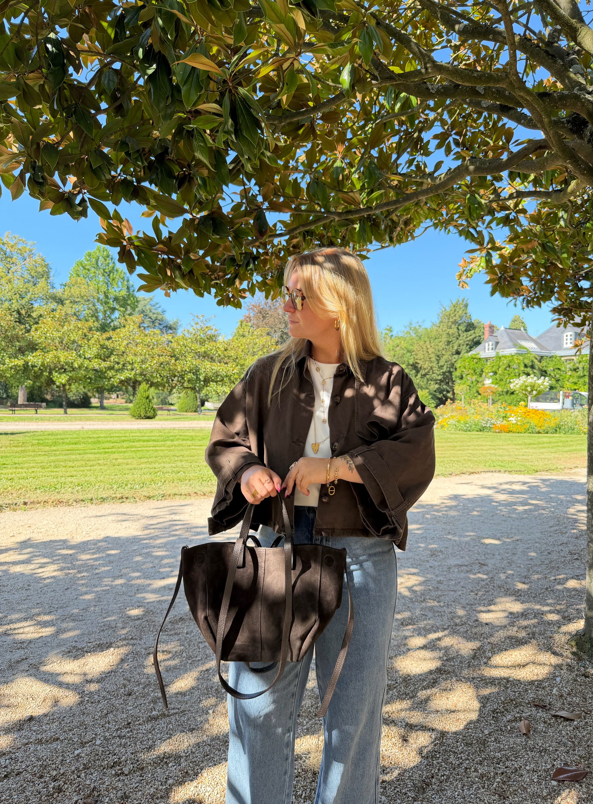 VESTE ALAIS MARRON