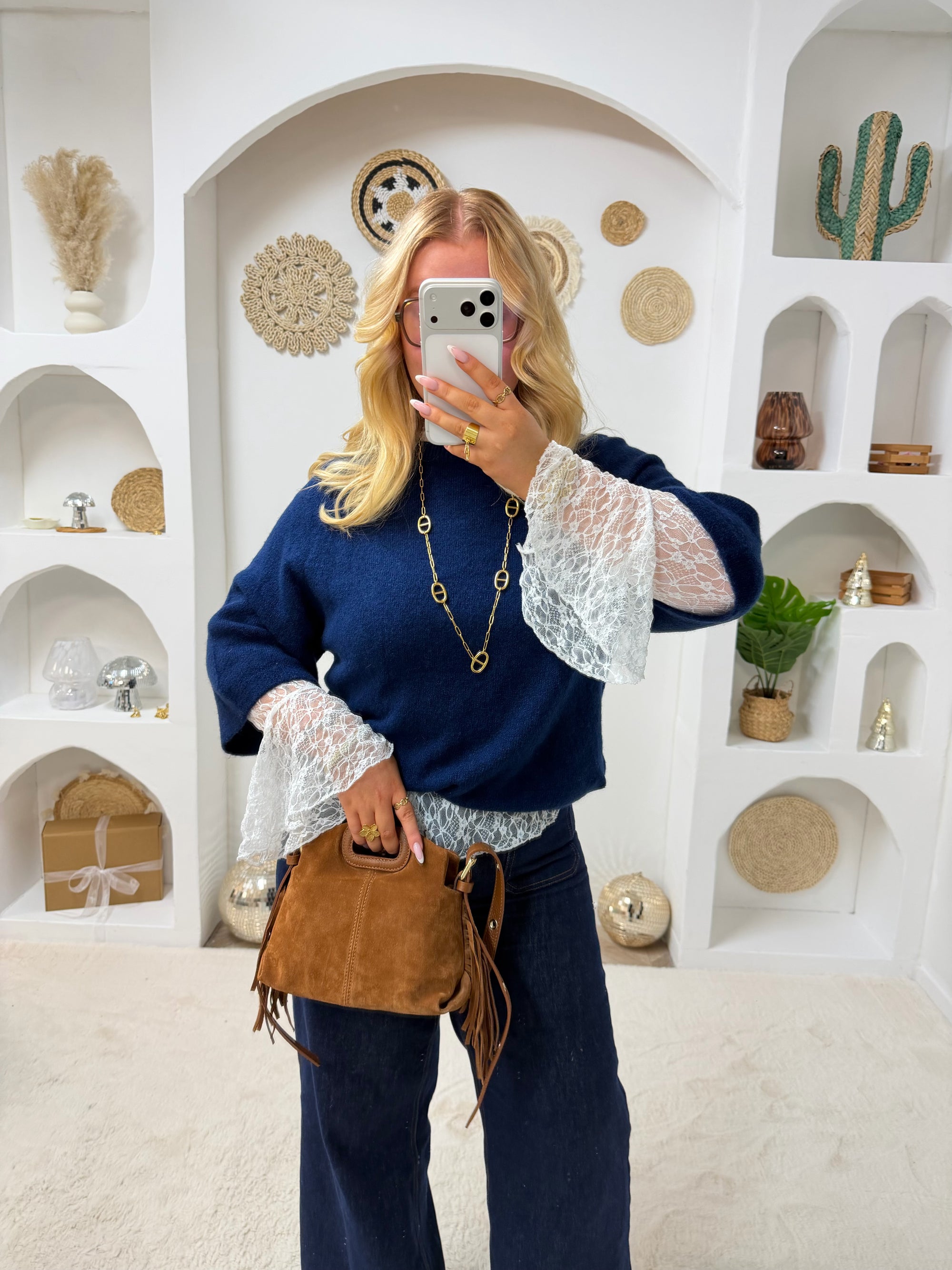 PULL LOLY BLEU MARINE