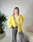 GILET OPALE JAUNE LONG