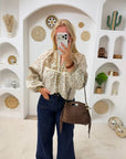 BLOUSE CAMÉLIA TAUPE