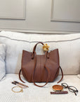 SAC EVA MARRON GRAINÉ XL