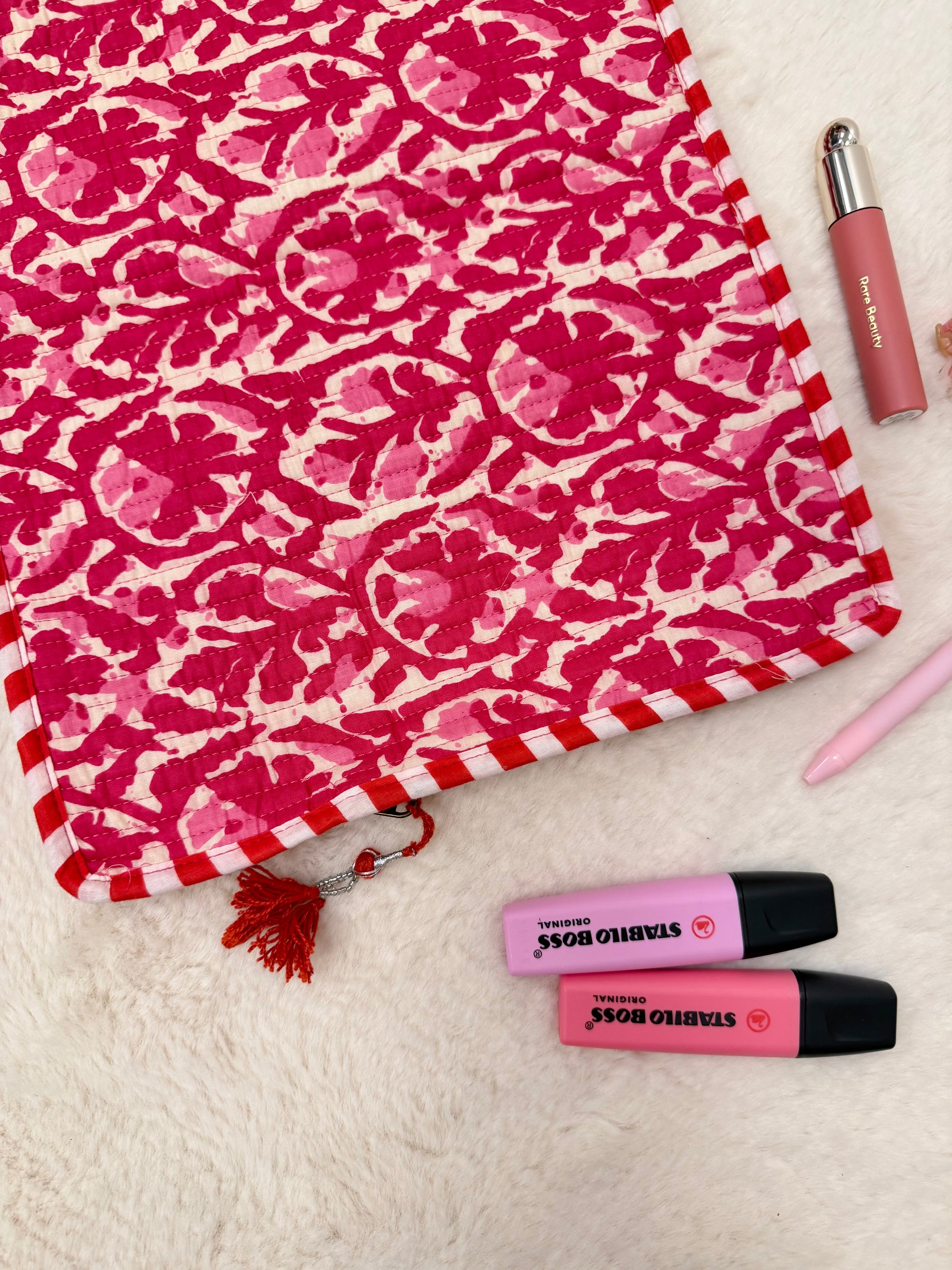 POCHETTE ORDINATEUR 15" FUSHIA ET ROUGE