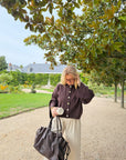 GILET GARANCE CHOCOLAT