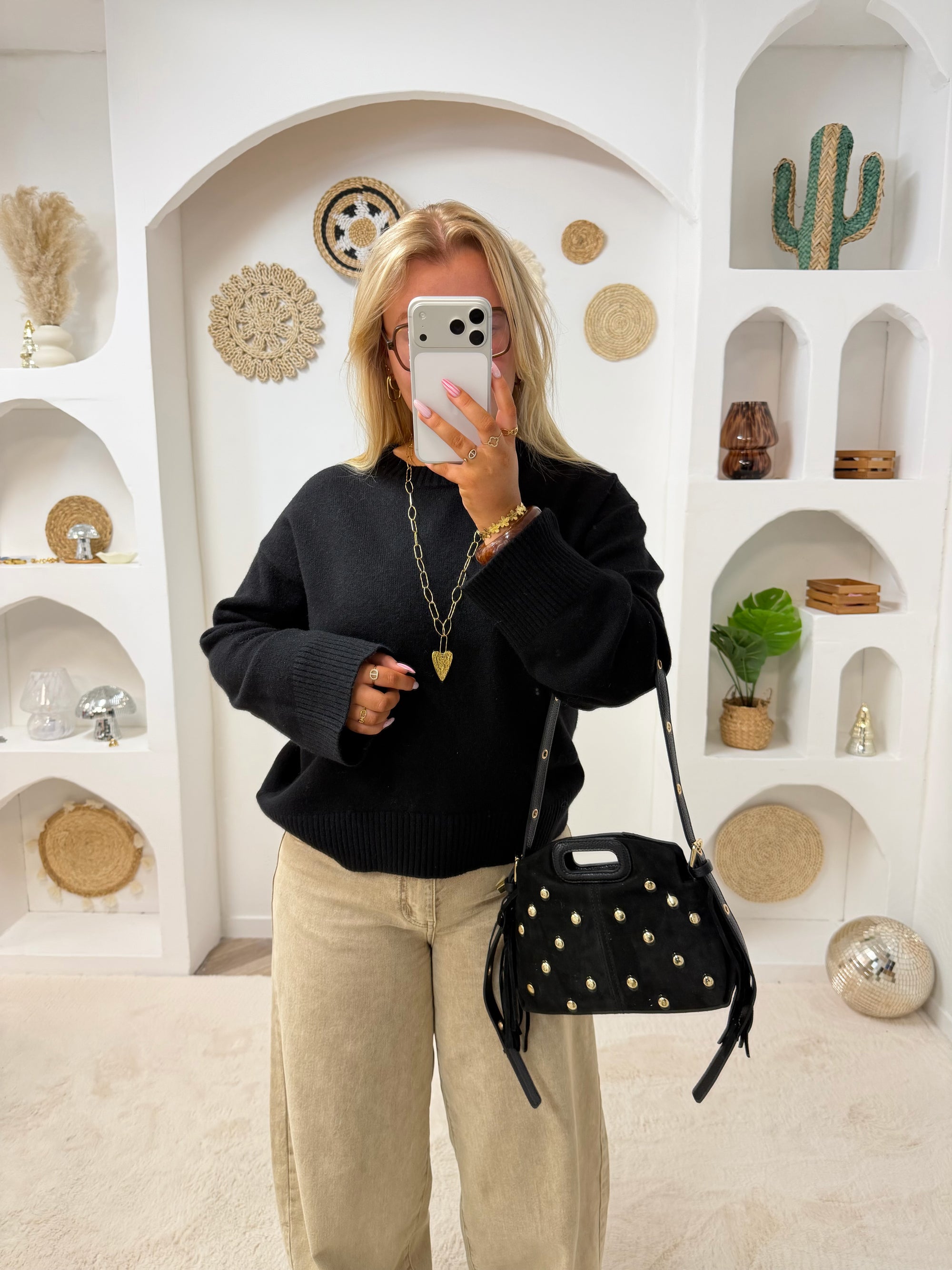 PULL MORGANE NOIR