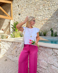 PANTALON MAUREEN FUSHIA