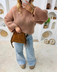 PULL MOHAIR KÉLIA CAMEL