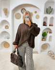 PULL OPALE CHOCOLAT