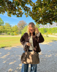 TRENCH LIBERTY DANAÉ CHOCOLAT