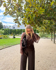 HAUT CLÉMENCE DENTELLE CHOCOLAT