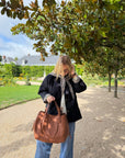 TRENCH VICHY GABRIELLE BLEU MARINE