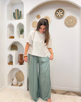 PANTALON FLUIDE ALMA KAKI