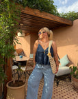 PANTALON LOU-ANN BLEU CIEL