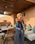 PANTALON LOU-ANN BLEU MARINE